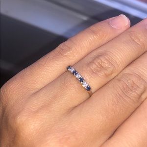 LAST CALL-Sapphire and diamond ring 10k gold